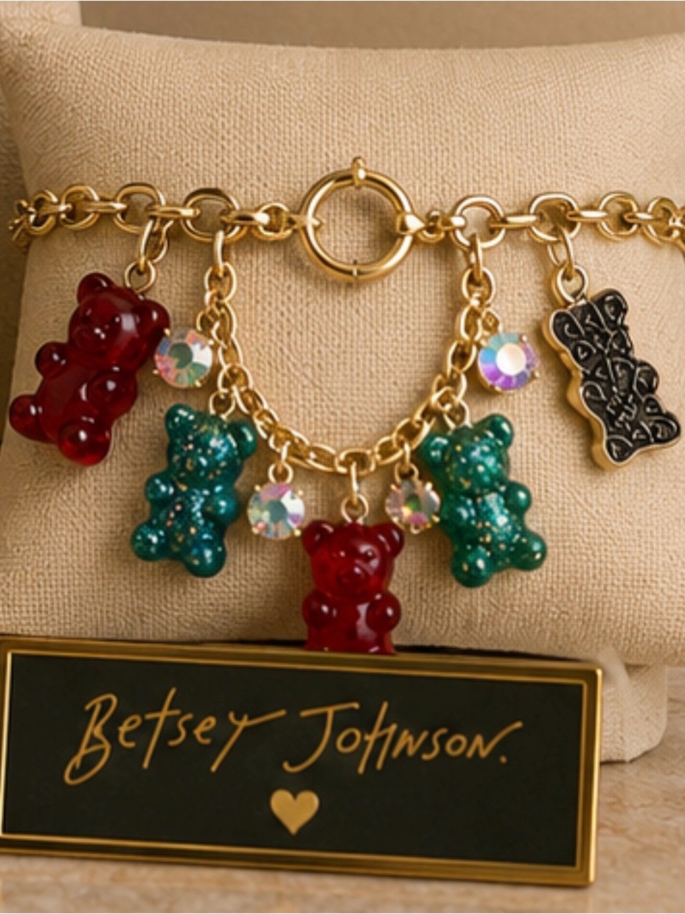 New Betsey Johnson gummy Bear bracelet